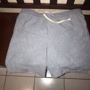 MENS BANANA REPUBLIC drawstring shorts. Size L